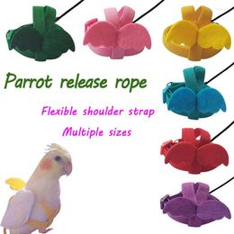 Other Bird Supplies 1PCS Parrot Flying Sling Rope Pet Walking Tool Peony Cockatoo Light Small Wings Accessories