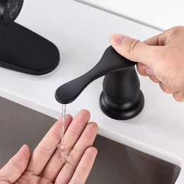 Liquid Soap Dispenser Convenient Design Quick And Easy Access To 500ml For Kitchen Sink Matte Black/Brushed Nickel
