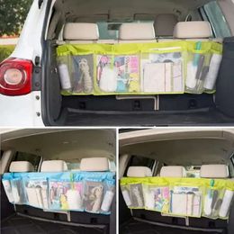 Auto Car Boot Large Bag Organiser Multifunction Foldable Trash Hanging Storage Organisers For Cars Seat Capacity Storages Pouch 0406 s s s