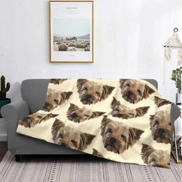 Blankets Yorkie-Fashion Soft Warm Throw Blanket Dog Yorkie Animal Small Designs Dogs Holiday