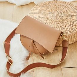 Shoulder Bags Retro High Quality Cover Real Genuine Messenger Women's All-match Shell-shaped Cowhide Travel LB088