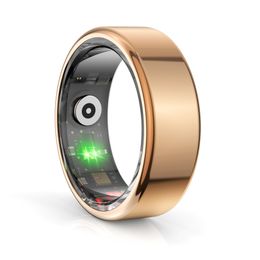 New R02 Smart Ring Waterproof Pressure Blood Oxygen Sleep Heart Rate Steps Monitoring Multiple Sports Modes Photography