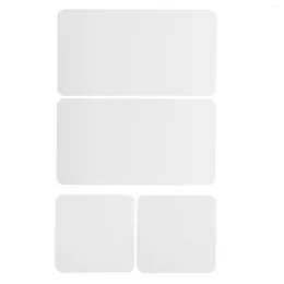 Table Mats 4 Pcs Water Absorbing Stone Tray Soap Cup Pad Counter Sponge Holder Dish Drinks Kitchen