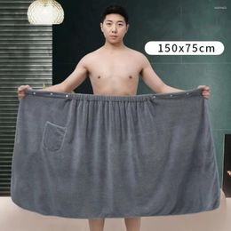 Towel 150 75cm Soft Man Wearable Bath With Pocket Swimming Beach Blanket Men Quick-Dry Bathrobes Toalla De Playa