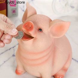 Storage Boxes Bins Little Pig Bank Childrens Little Pig Bank Family Items Childrens Toy Money Box Cartoon Pig shaped Birthday Gift Coin Storage Box S24513