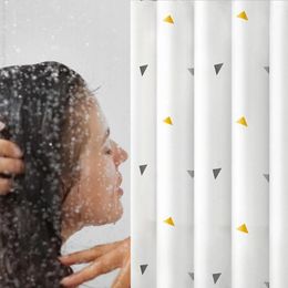 Shower Curtains Modern Curtain Thickened Waterproof Mildew Proof Bathroom With Hook Bath Home Toilet Door