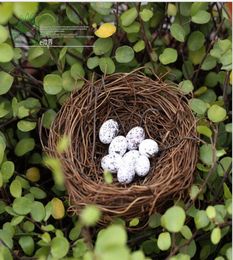 6cm Mini Bird Nest And 10 Eggs Bonsai Resin Craft Fairy Garden Decoration Tool Miniature Home Decor B93604307277203