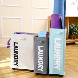 Laundry Bags Capacity Foldable Basket Bathroom Organizer Dirty Clothes Storage Yoga Box