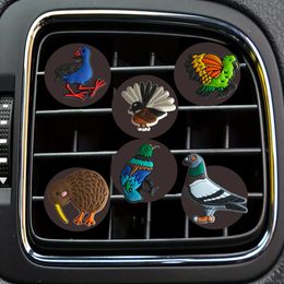 Car Air Freshener Bird Cartoon Vent Clip Outlet Per Clips Conditioner For Office Home Drop Delivery Otcqk