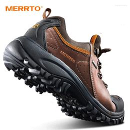 Fitness Shoes Cowhide Outdoor Men Hiking Trekking Hunting Women Tourism Mountain Breathable Climbing Sneakers Tactical Boots