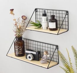 Black Metal Grid Floating Shelves Wall Mountable Display Racks Organiser Storage Shelving Bookshelf For Perfect Decor Of Bedroom O9381028