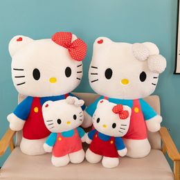 Wholesale 40cm cute standing kitten plush toy sofa throw pillow decoration holiday gift