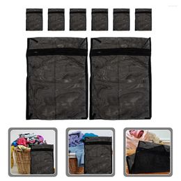 Laundry Bags 8 Pcs Delicates Mesh Bag Travel Lingerie Net Washing Zipper Machine Polyester