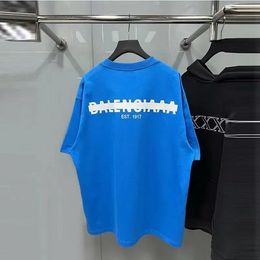 Balencigaa Shirts Oversized Half Sleeve Summer Men's T-Shirts Balencigaa Designer T Shirts For Womens Wash Fabric T Shirts Skateboard Tees Tops Clothes 847