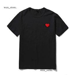 play shirt cdg shirt commes shirt Play Mens t Shirt Designer Red Commes Heart Women Garcons s Badge Des Quanlity Ts Cotton Cdg Embroidery Short Sleeve top quality 788