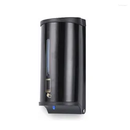 Liquid Soap Dispenser Automatic 800ml Wall Mounted Stainless Steel Shampoo Black Dispensers Sanitizer Chrome Whosale