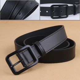 Belts Casual Leather Belt Business Versatile Luxury Design Trouser Dress Pin Buckle Waistband