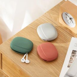 Storage Bags Portable Silicone Data Cable Box Simple Earphone Organizer Fashionable Phone Cute Coin Purse