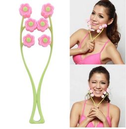 Portable Facial Massager Roller Flower Shape Elastic Anti Wrinkle FaceLift Slimming Face Face Shaper Relaxation Beauty Tools2538762