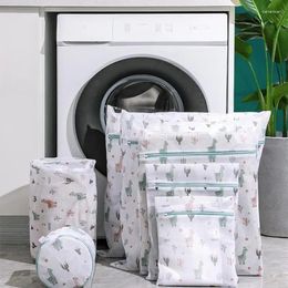 Laundry Bags Alpaca Dirty Clothes Bag Zip Travel Net Basket For Washing Machine Bra Underwea Mesh Organiser Accessories