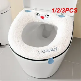 Toilet Seat Covers 1/2/3PCS Thickened Mat Insulate From The Cold Isolate Not Easy To Break Water Proof Breathable