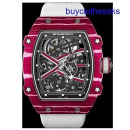 Lastest RM Wrist Watch Rm67-02 Automatic Mechanical Watch Rm6702 Qatar Carbon Fibre Ntpt Exclusive Fashion Casual Chronograph