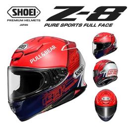 SHOEI smart helmet Helmet Motorcycle Z8 Full Japan Four Seasons Universal Anti Drop Red Ant Thousand Paper Crane935I