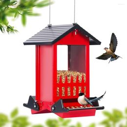 Other Bird Supplies Squirrel Proof Feeders For Outdoors Metal Hanging Outside Weight-Activated 8LBS Large Capacity Wild