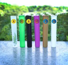 Smoking Plastic Tube Doob Vial Waterproof Airtight Pill box Smell Proof Odor Sealing Herb Container Storage Case Rolling Paper Tub4267384