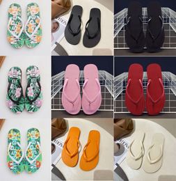 2024 designer Slippers sandals fashion outdoor platform shoes classic pinched beach shoes alphabet print flip flops summer flat casual shoes GAI-38