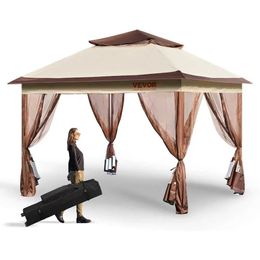 Tents and Shelters 11 x foot terrace pop-up capable of accommodating 8-10 people with mosquito nets PU coated 250D Oxford cloth courtyard umbrella tentQ240511