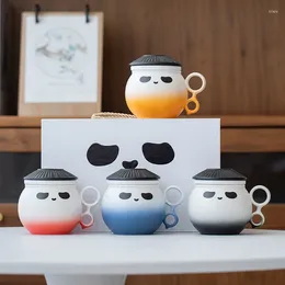 Mugs Cartoon Ceramic Mug Tea Cup Office With Philtre 400ml Large Capacity Creative Gift Box