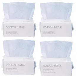 Towel 400PCS Disposable Wash Face Clean Make Of Cotton Remove Makeup Facial Tissue