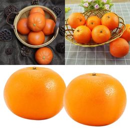 Party Decoration Fruit Orange Three Headed Sugar Model Home Christmas Ornament Pack