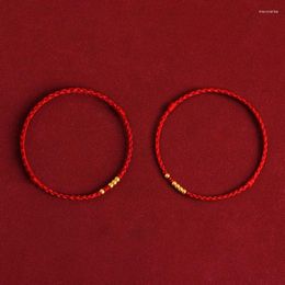 Bangle Fashion Handmade Lucky Couple Bracelets Red String Chinese Style Adjustable Friendship Jewellery Accessories Gifts