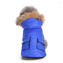 Dog Apparel Small Hoodies Winter Warm Cotton Clothes For Medium Dogs Pet Puppy Costume Yorkshire Leisure Universal Coat Outfit