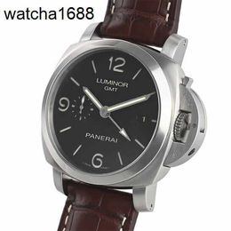 Business Wrist Watch Panerai Luminor Series Swiss Watch Mens Mechanical Watch Famous Luxury Chronograph PAM00320 Precision Steel 44mm