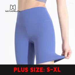 Active Shorts MaxRunPro Women's Sweatshorts Plus Size Tights High Waisted Inner Pocket Half Lifts Hip Elastic Cycling Yoga Leggings