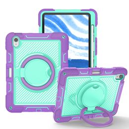 Tabletowa obudowa na iPad Air 11 2024 Case 11 cali, obrotowy stojak 360 stopni z silikonem barku dla AIR4/AIR5/AIR6