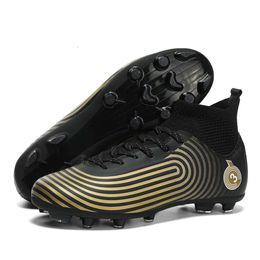 Scarpe da calcio high top per uomini tf cortometrali studenti delle scuole elementari di base che allenano scarpe da calcio artificiali di base per bambini lunghi