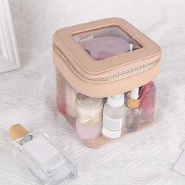 Cosmetic Bags Women Clear Makeup Bag Waterproof Travel Portable Organizer For Home Business Trip