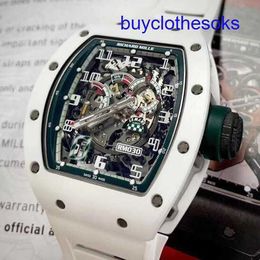 Lastest RM Wrist Watch Rm030 Automatic Mechanical Watch Series Le Mans Limited to 100 Pieces Wrist Whitening Ceramic Rm030