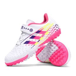 Mandarin Duck Student Football Shoes AG Long Broken Nail Boys and Girls Student Competition Sports TF Training Children's Football Shoes