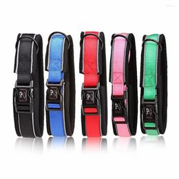 Dog Collars Safety Reflective Pet Collar High Quality Neoprene And Nylon Lead Harness For Dogs