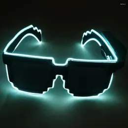 Party Decoration Light Show Sunglasses Led Up For Parties Halloween Edm Events Glasses With 4-mode Drive Function Wireless