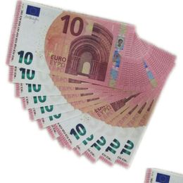Other Festive Party Supplies 100Pcs Set Prank Money Prop Euros Toy Ticket Euro Bill Currency Fake Children Gift Tickets2689 Drop Deliv Otst6