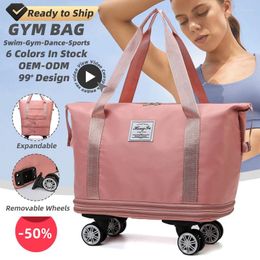 Duffel Bags Wholesale Luggage Bag Oxford Cloth Large Capacity Expandable Universal Wheel Business Trip Travel Daily Shopping Handbag