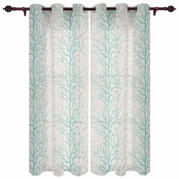 Curtain Overlay Of Tree Branch Loop Diagram Modern Curtains For Living Room Home Decoration El Drapes Bedroom Window Treatments