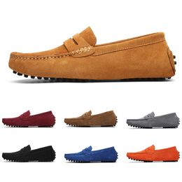 GAI casual shoes for men low black grey reds blue orange brown dark green flat sole mens outdoor shoes