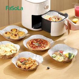 Disposable Dinnerware Fasola Household Air Fryer Tin Foil Bowl Kitchen Oven Oil Separator Tray Oil-Absorbing Paper